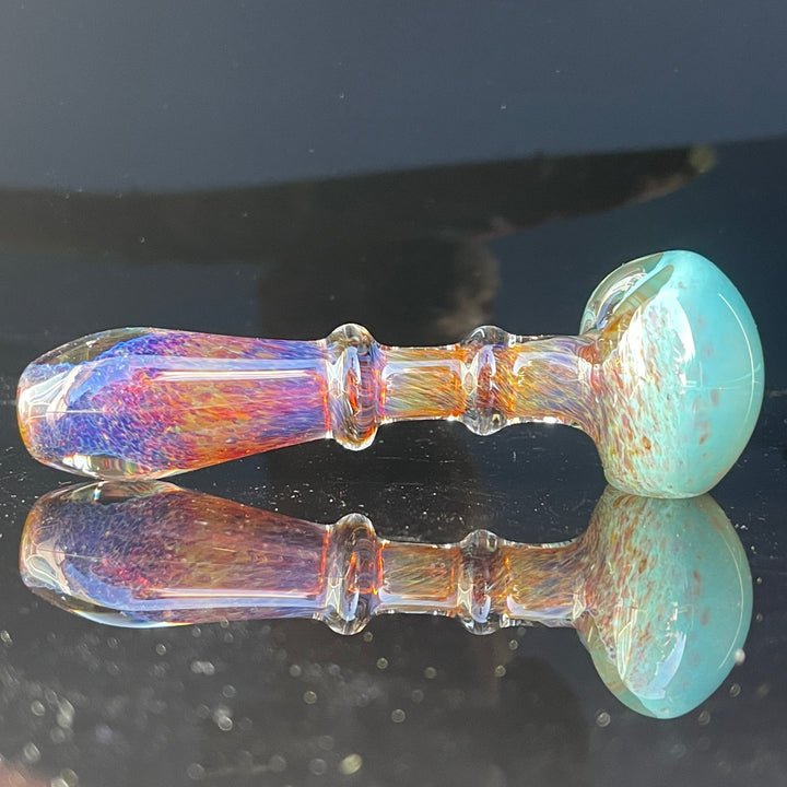 Purple Magic Blue Frit Pipe Glass Pipe Beezy Glass   