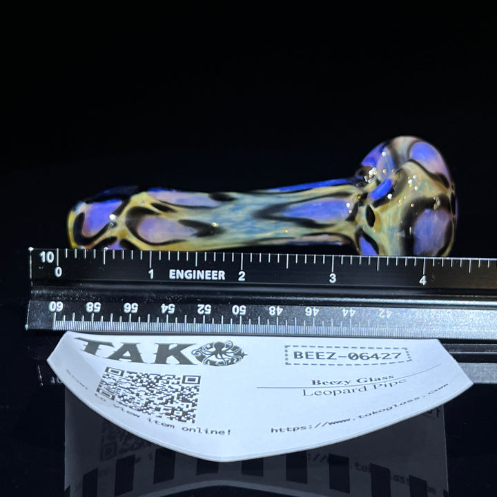 Leopard Pipe Glass Pipe Beezy Glass   