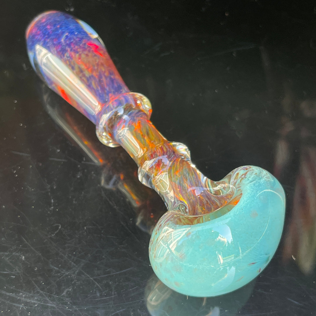 Purple Magic Blue Frit Pipe Glass Pipe Beezy Glass   