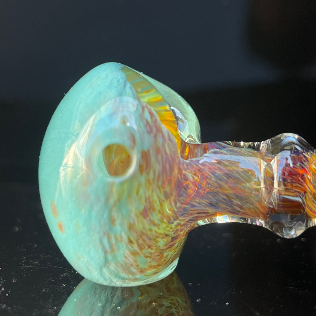 Purple Magic Blue Frit Pipe Glass Pipe Beezy Glass   