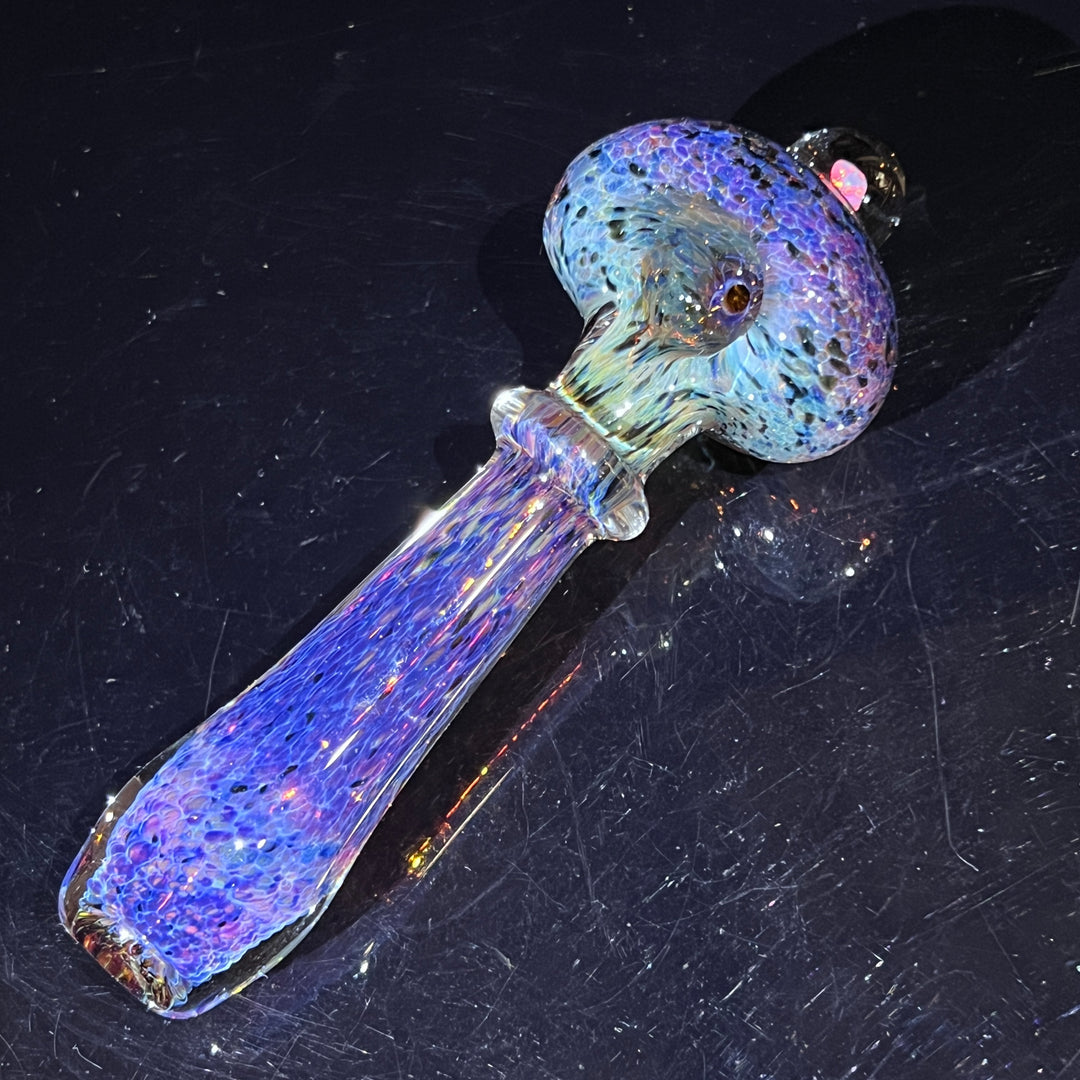 Purple Magic Opal Marble Pipe Glass Pipe Beezy Glass   