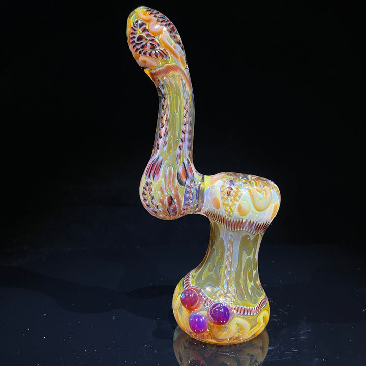 Sherlock Bubbler Glass Pipe Tiny Mike   