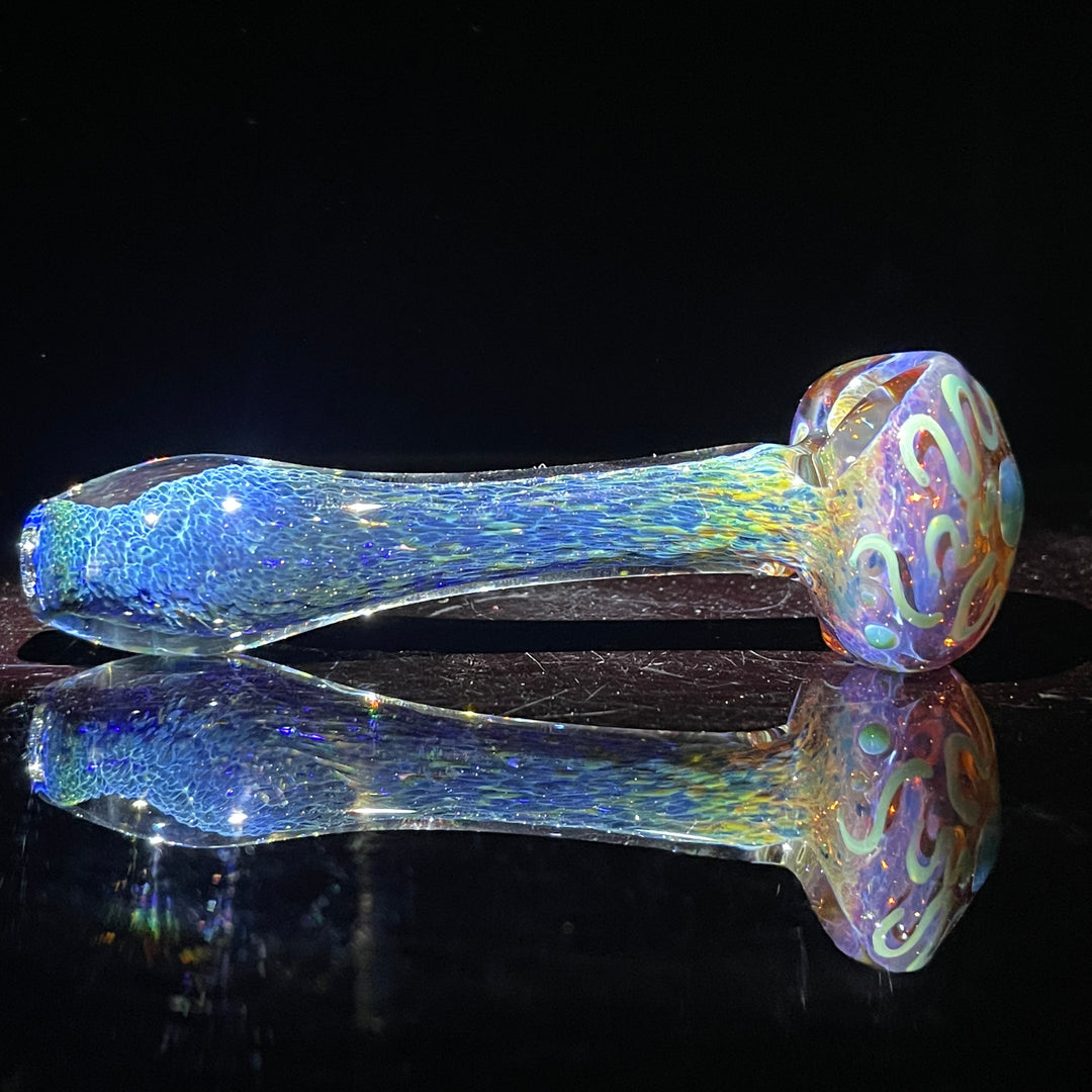 Purple Magic Frit Scribble Pipe Glass Pipe Beezy Glass   