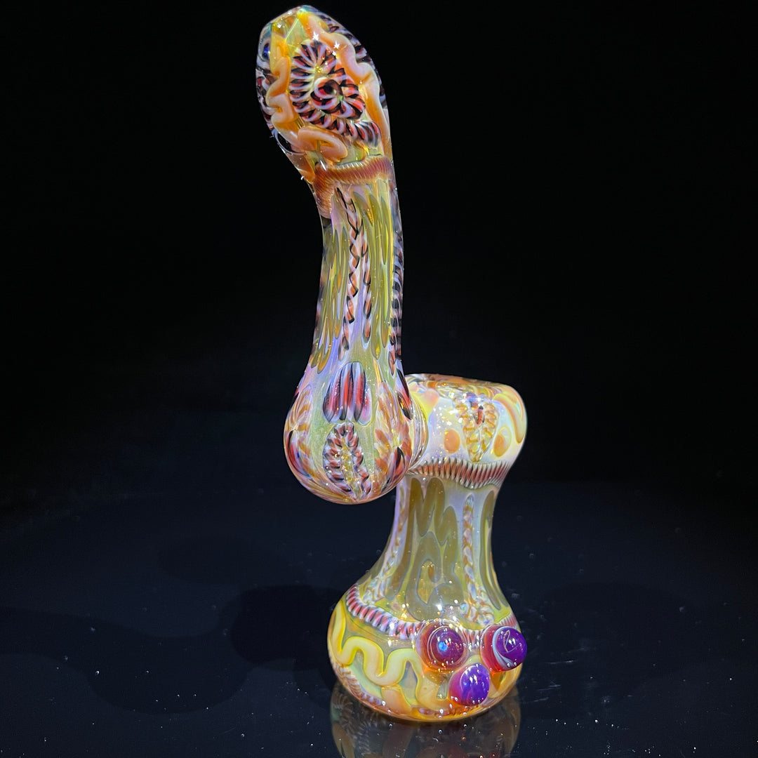 Sherlock Bubbler Glass Pipe Tiny Mike   