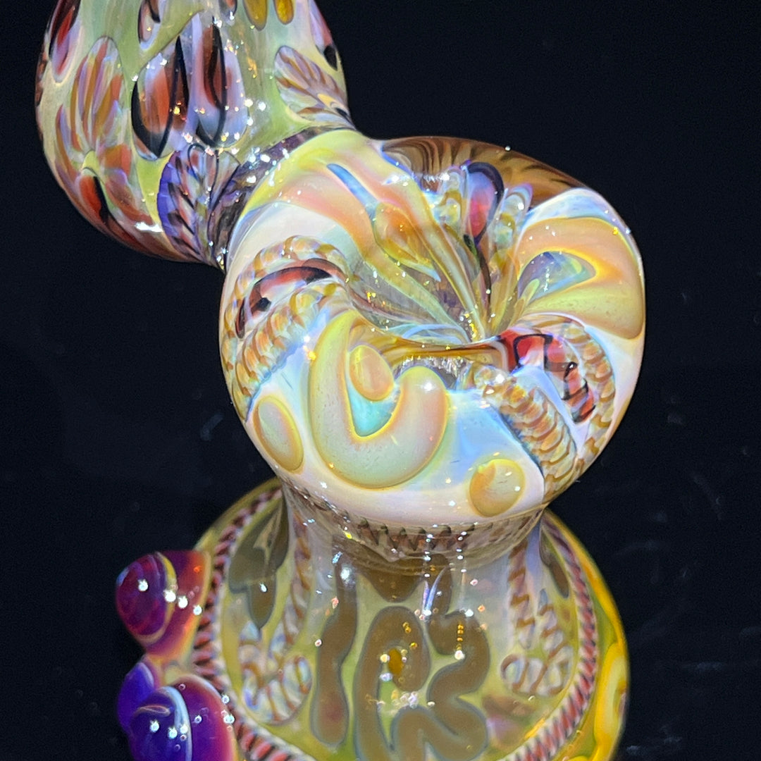 Sherlock Bubbler Glass Pipe Tiny Mike   