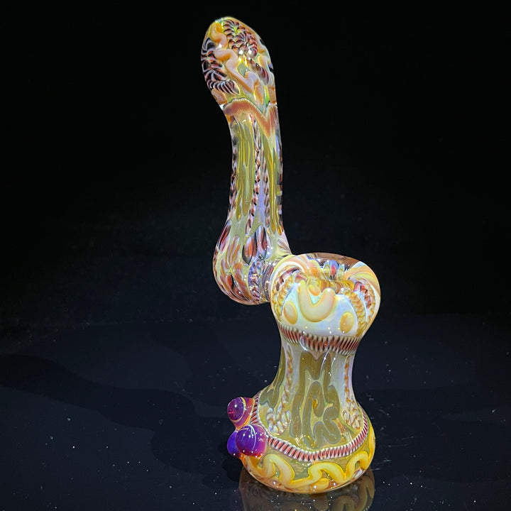 Sherlock Bubbler Glass Pipe Tiny Mike   