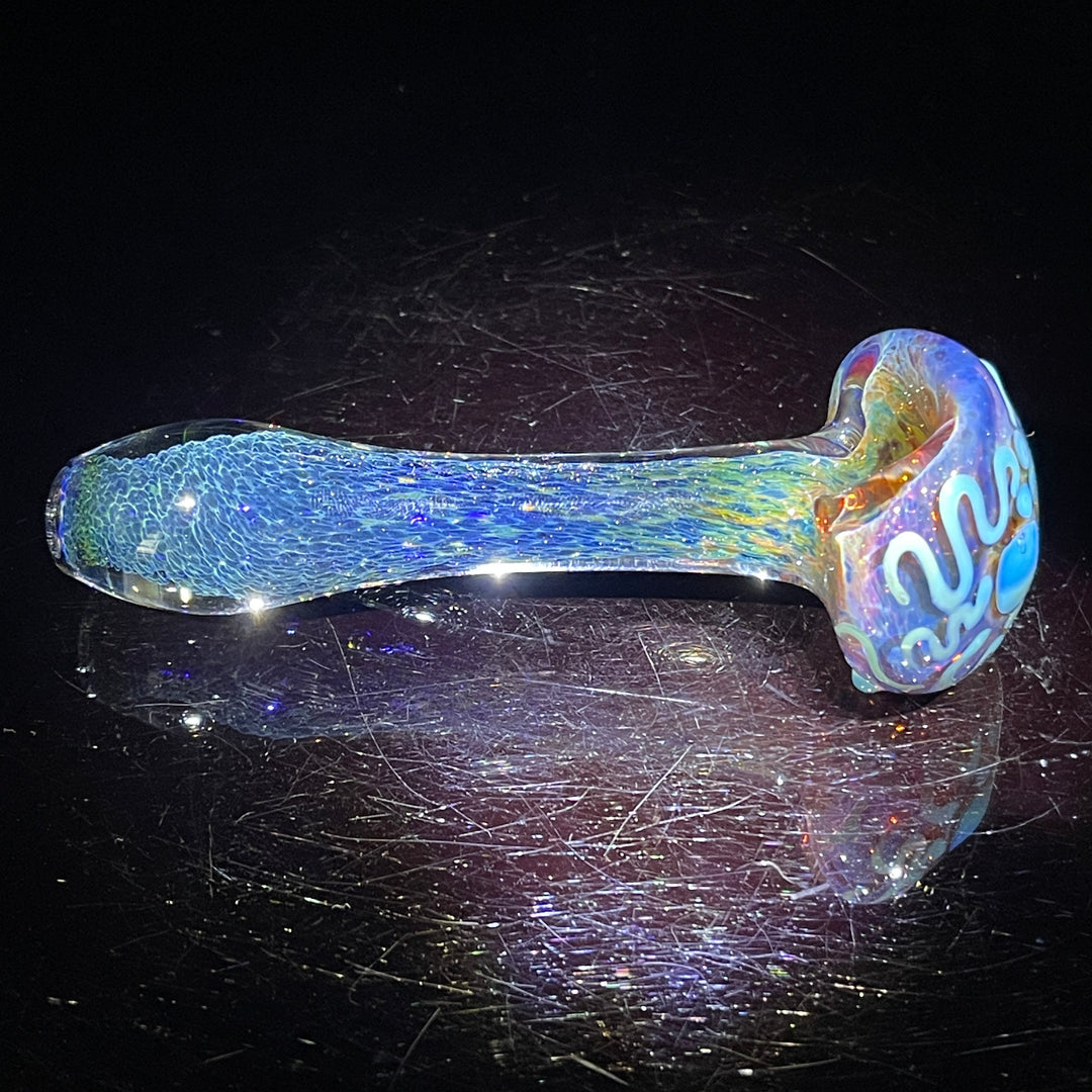 Purple Magic Frit Scribble Pipe Glass Pipe Beezy Glass   