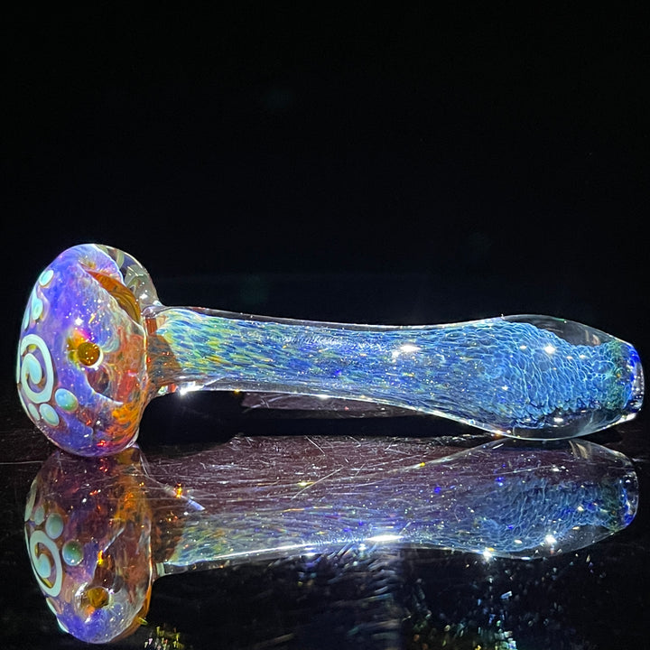 Purple Magic Frit Scribble Pipe Glass Pipe Beezy Glass   