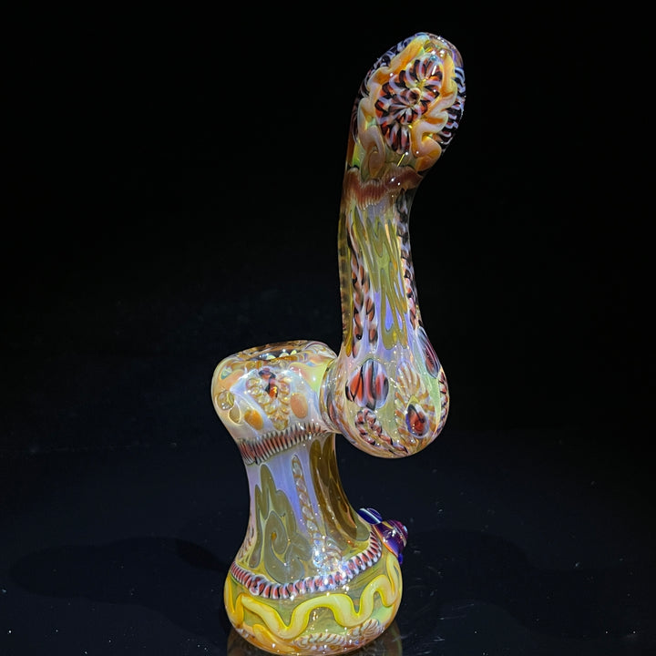 Sherlock Bubbler Glass Pipe Tiny Mike   