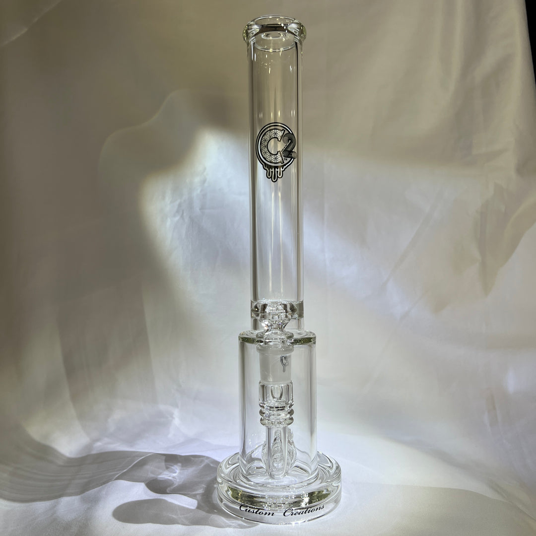 65mm Daisy Jet Perc 16" WP Glass Pipe C2 Custom Creations   