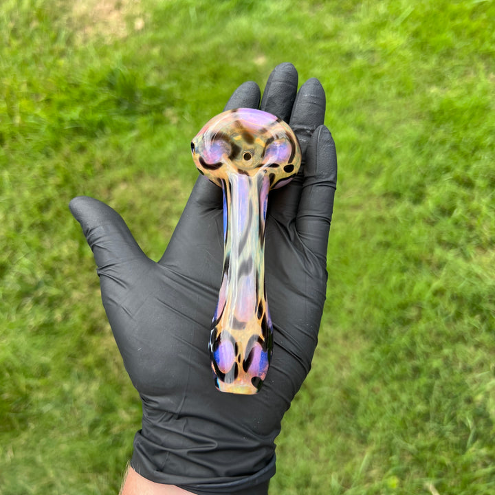 Leopard Pipe Glass Pipe Beezy Glass   