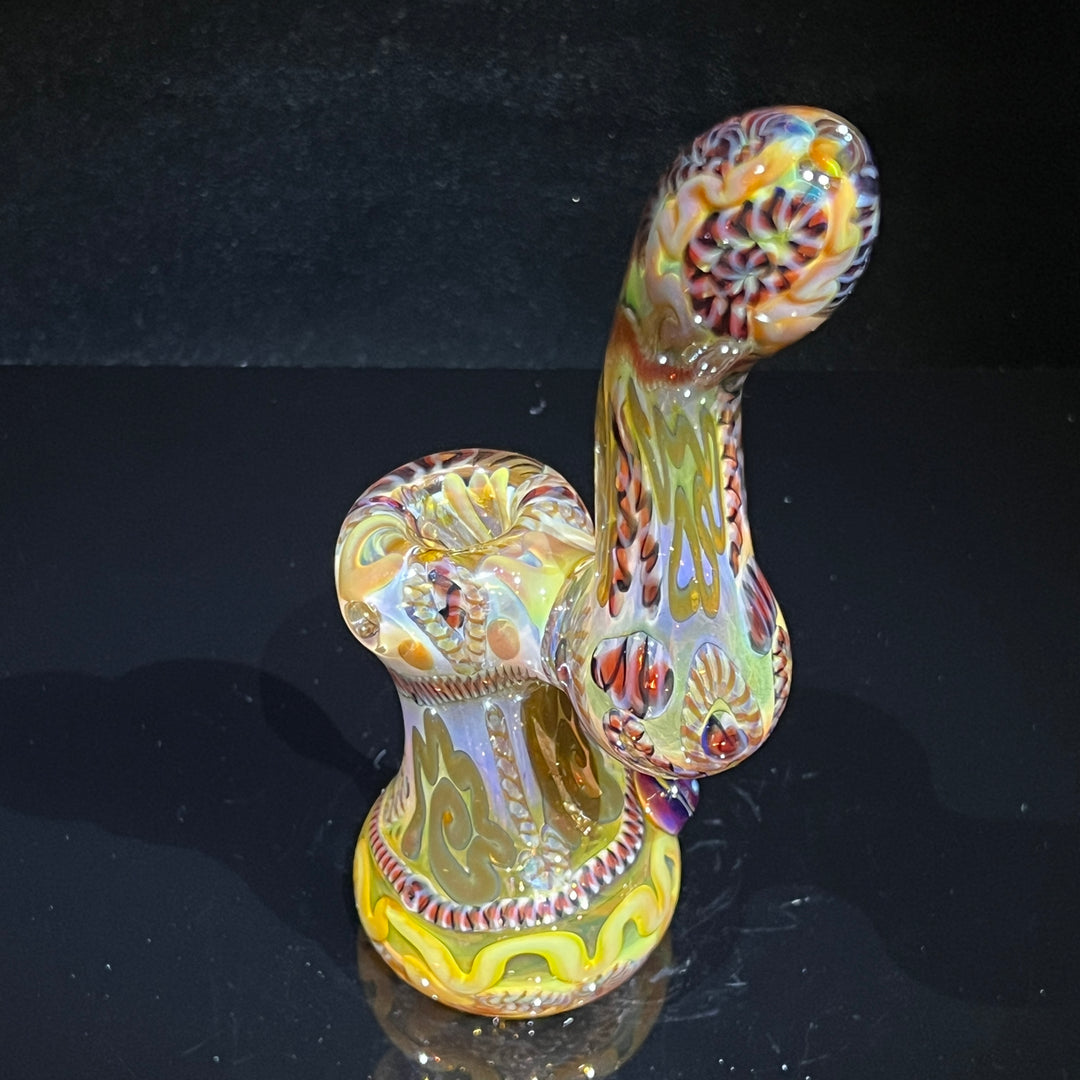 Sherlock Bubbler Glass Pipe Tiny Mike   