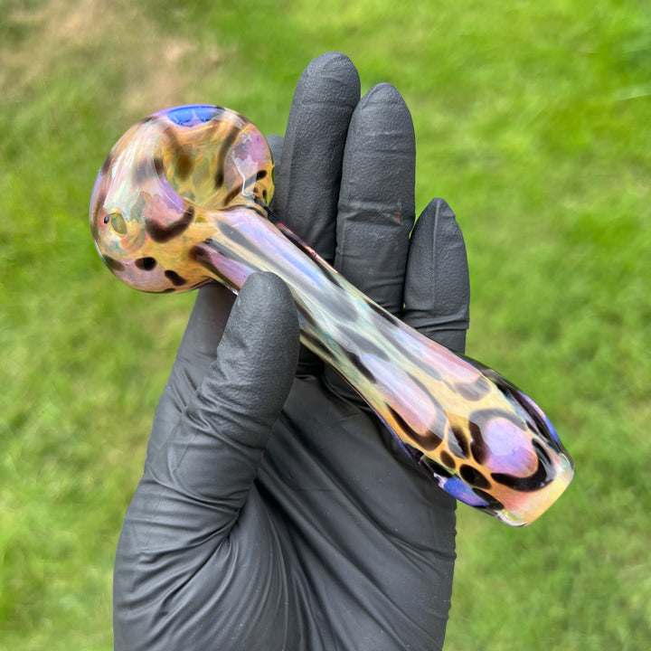 Leopard Pipe Glass Pipe Beezy Glass   