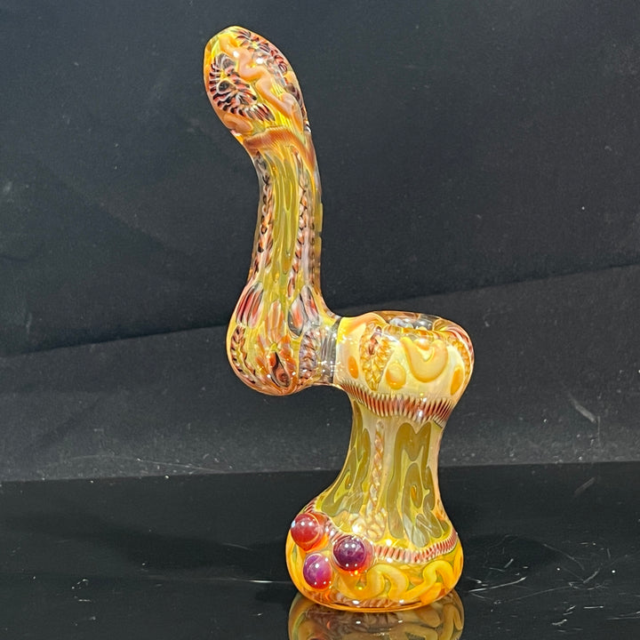 Sherlock Bubbler Glass Pipe Tiny Mike   