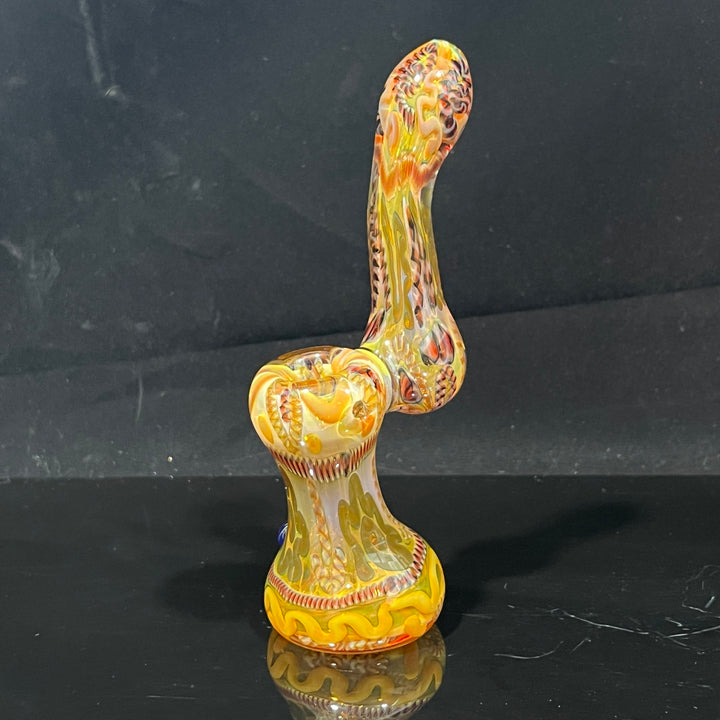 Sherlock Bubbler Glass Pipe Tiny Mike   