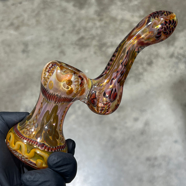 Sherlock Bubbler Glass Pipe Tiny Mike   