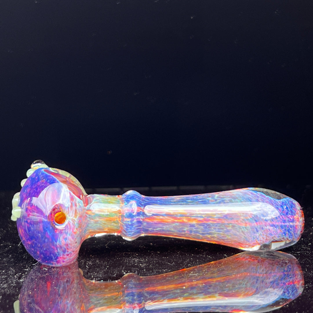 Purple Magic Frog Spoon Glass Pipe Beezy Glass   