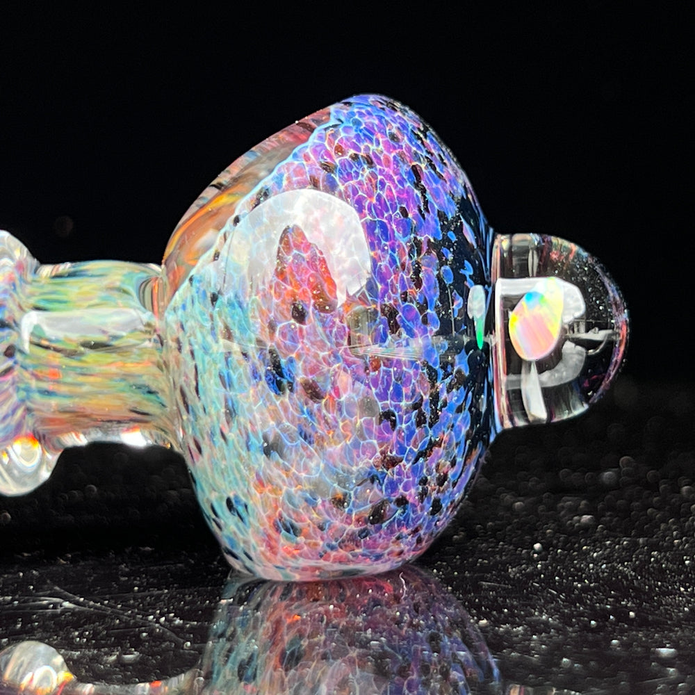 Purple Magic Opal Marble Pipe Glass Pipe Beezy Glass   