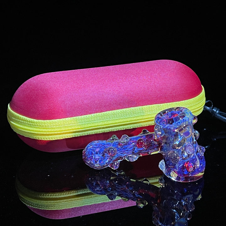 Purple Marble Hammer + Case Combo Glass Pipe TG