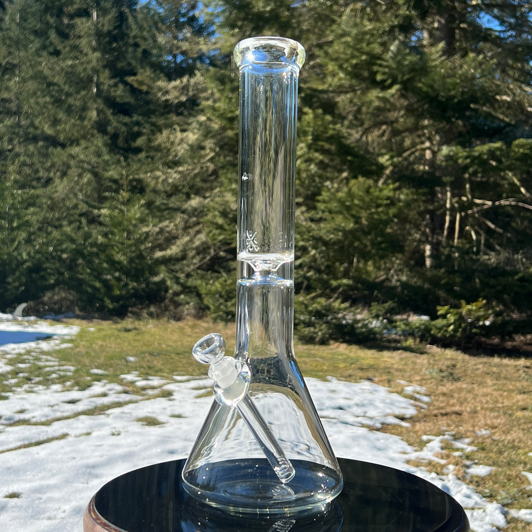 15" Beaker Bong Glass Pipe Mary Jane's Glass