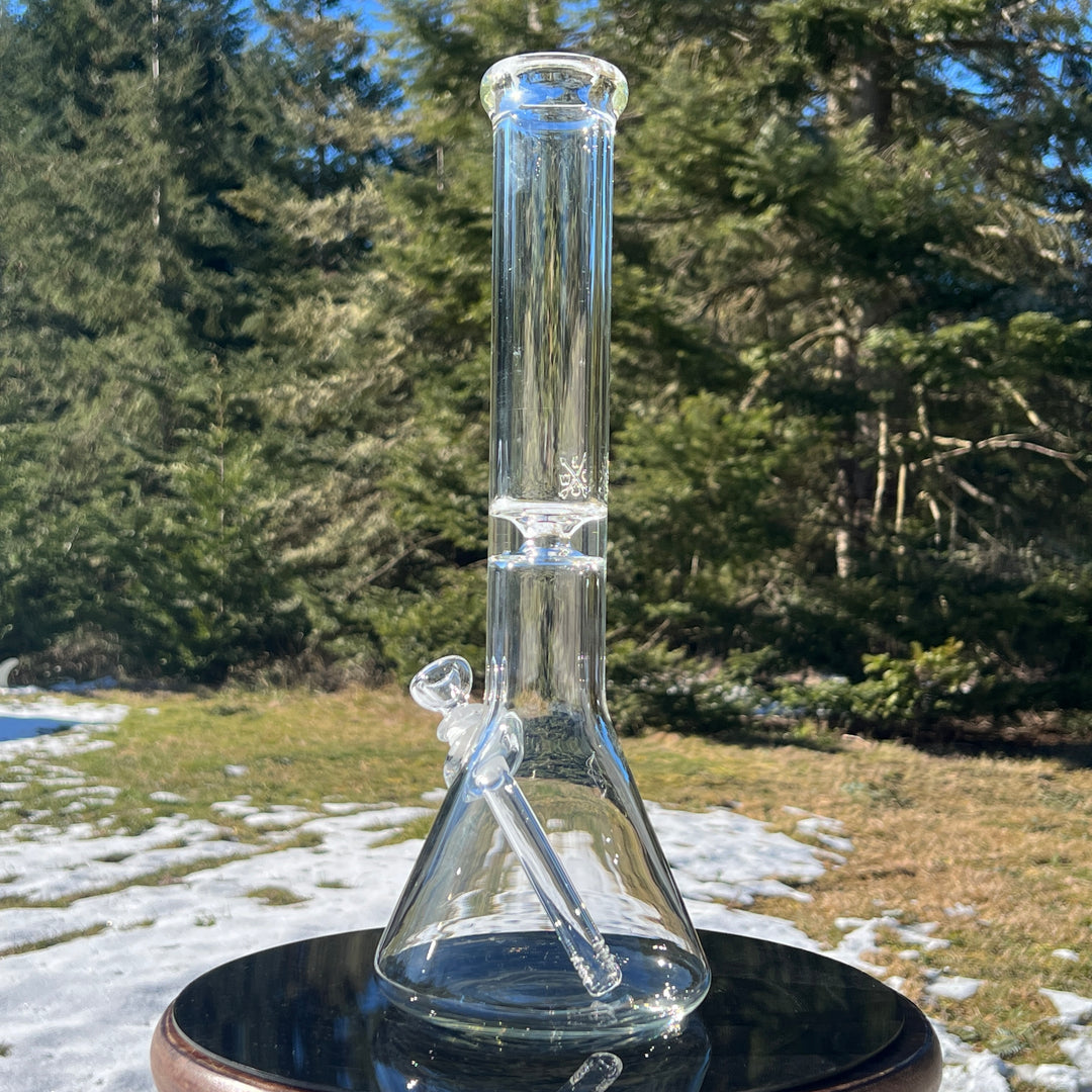 15" Beaker Bong Glass Pipe Mary Jane's Glass