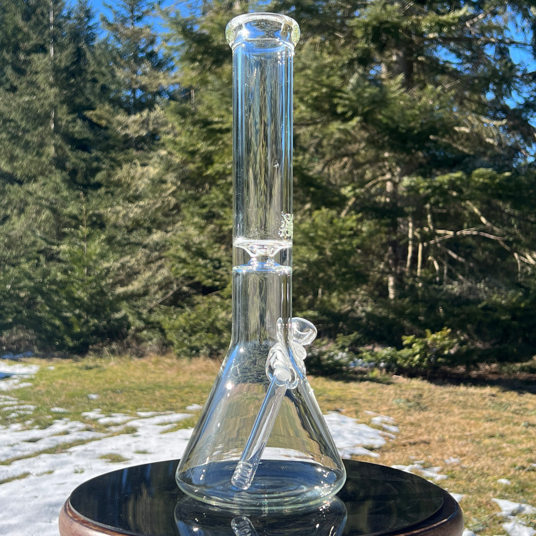 15" Beaker Bong Glass Pipe Mary Jane's Glass