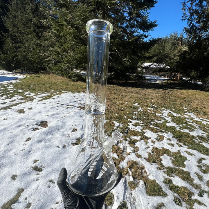 15" Beaker Bong Glass Pipe Mary Jane's Glass