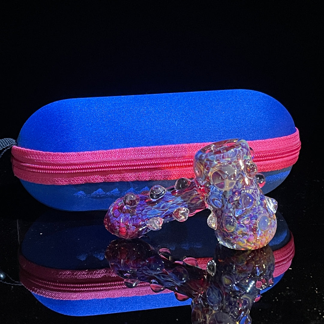 Purple Marble Hammer + Case Combo Glass Pipe TG