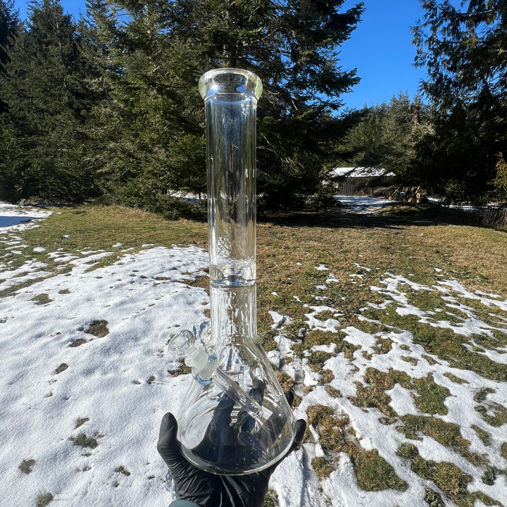 15" Beaker Bong Glass Pipe Mary Jane's Glass