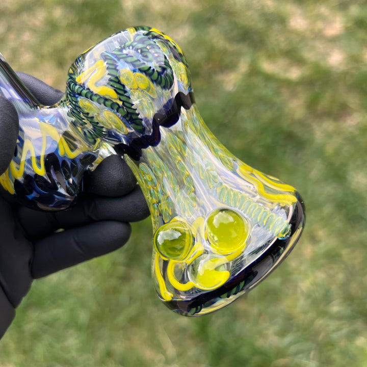 Sherlock Bubbler Glass Pipe Tiny Mike   