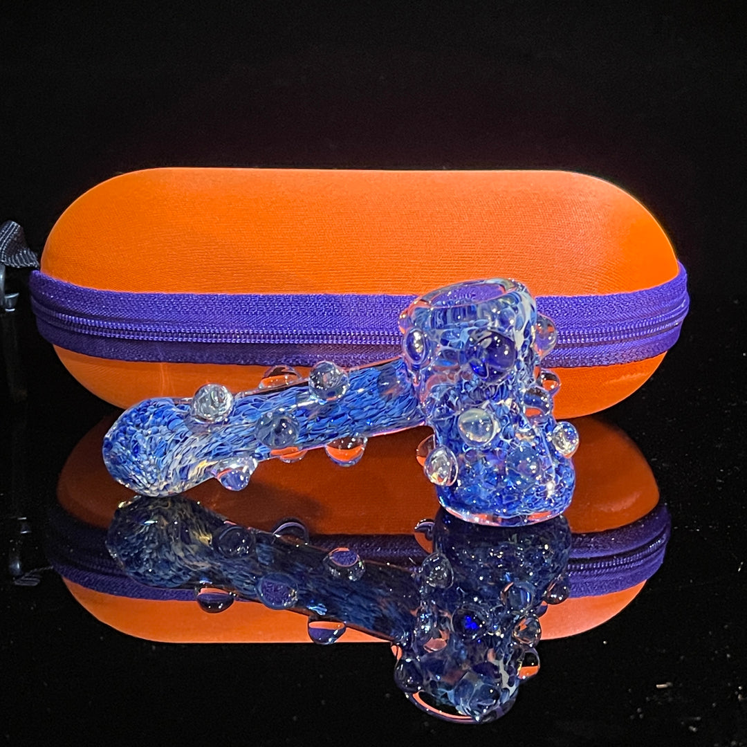 Ocean Blue Marble Hammer + Case Combo Glass Pipe TG