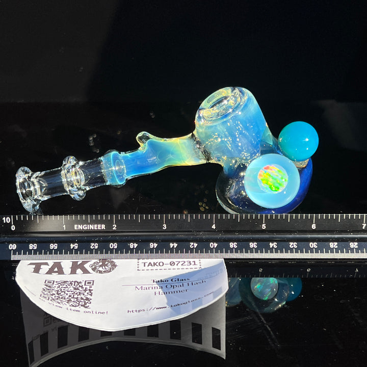 Marina Opal Hash Hammer Glass Pipe Tako Glass   