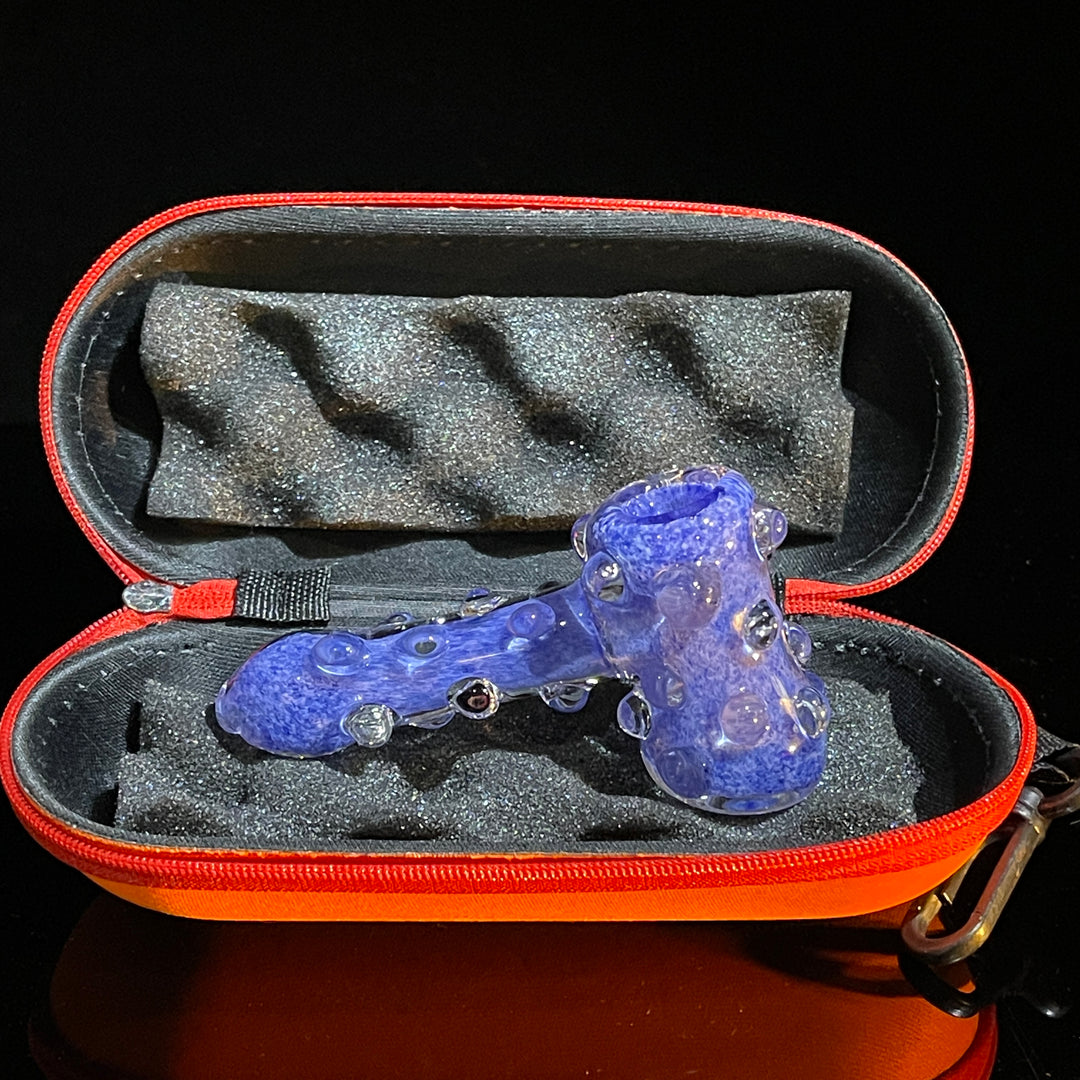 Sky Blue Marble Hammer + Case Combo Glass Pipe TG