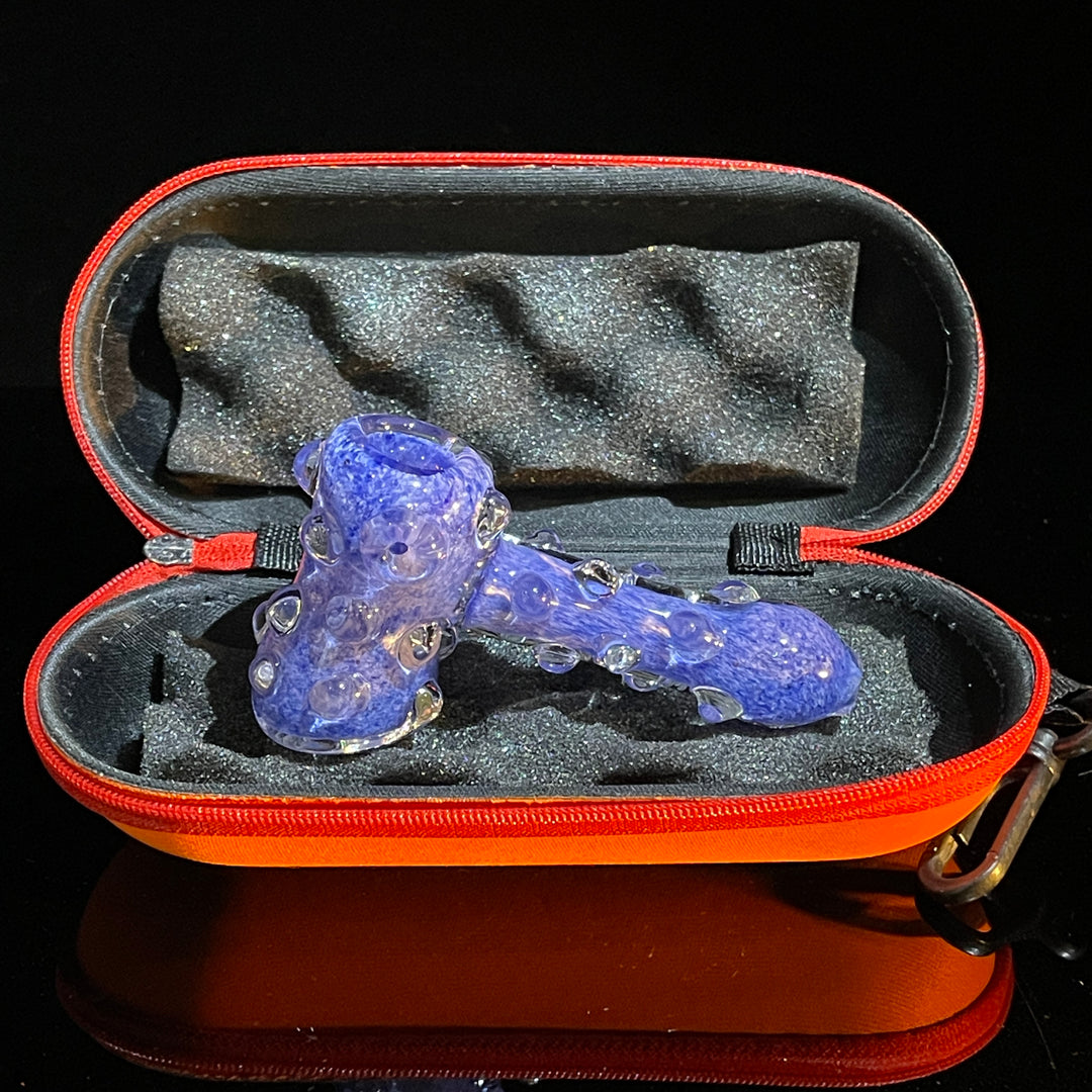 Sky Blue Marble Hammer + Case Combo Glass Pipe TG