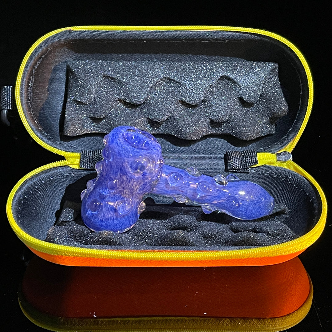 Sky Blue Marble Hammer + Case Combo Glass Pipe TG