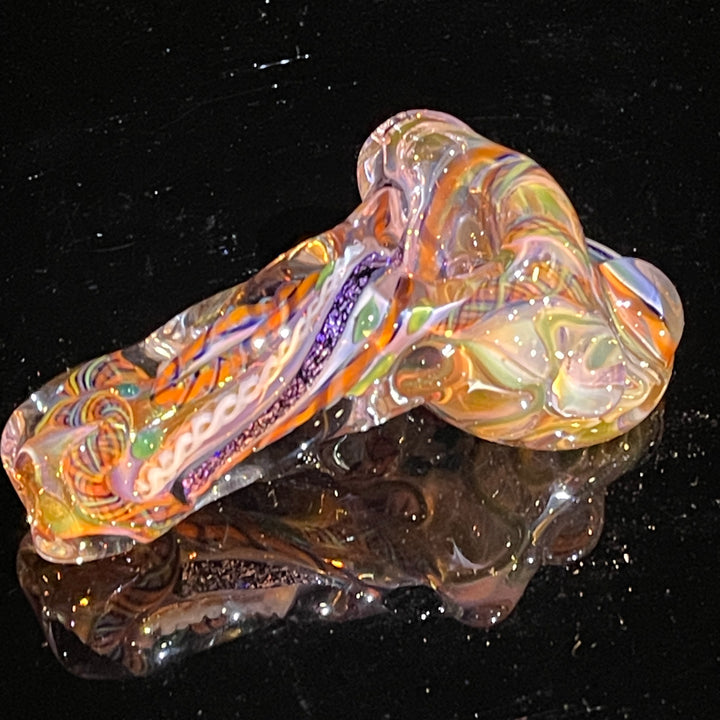 Molten Twisted Chaos Spoon Glass Pipe Molten Imagination