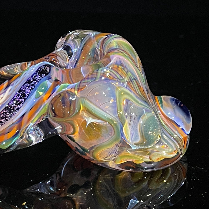 Molten Twisted Chaos Spoon Glass Pipe Molten Imagination