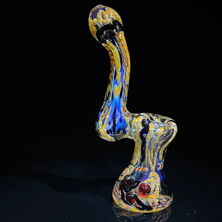 Sherlock Bubbler Glass Pipe Tiny Mike   