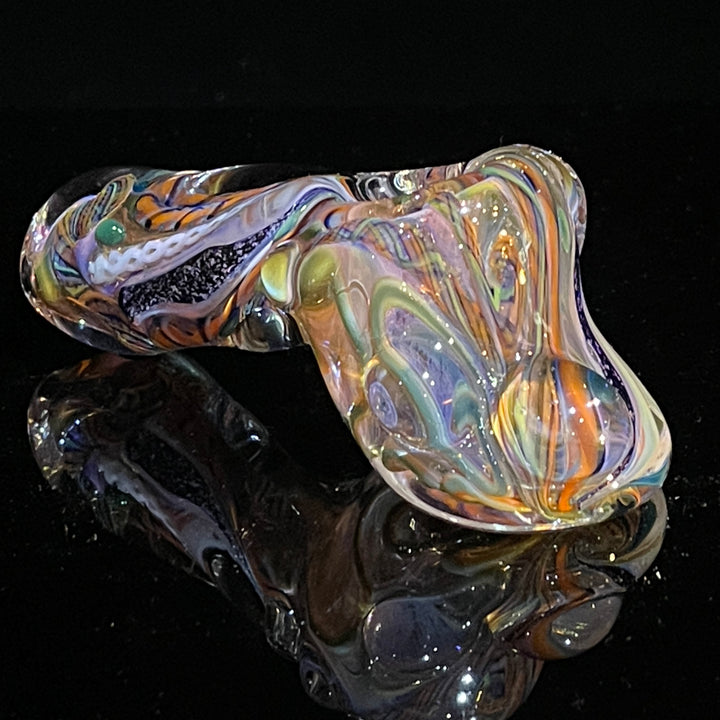 Molten Twisted Chaos Spoon Glass Pipe Molten Imagination