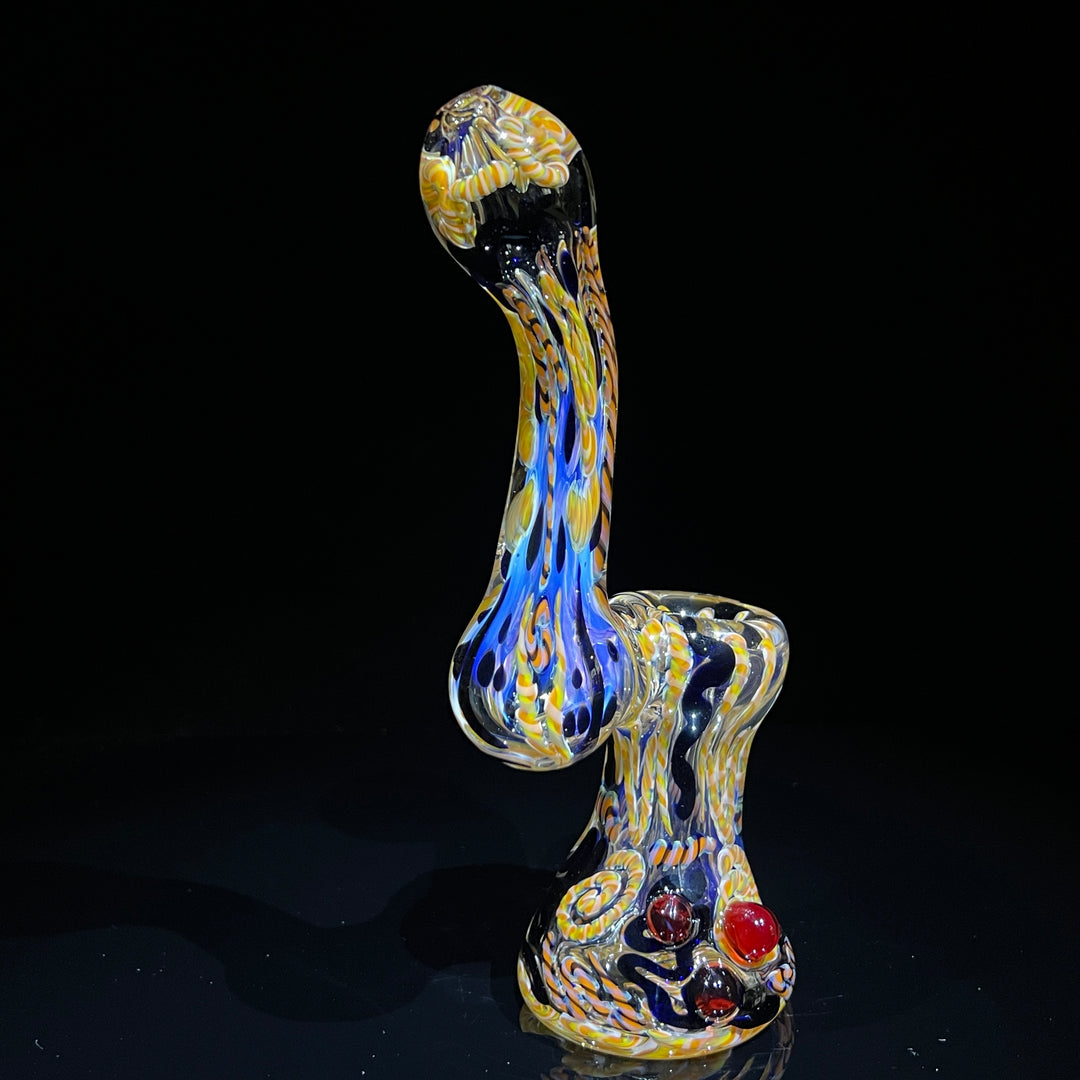 Sherlock Bubbler Glass Pipe Tiny Mike   