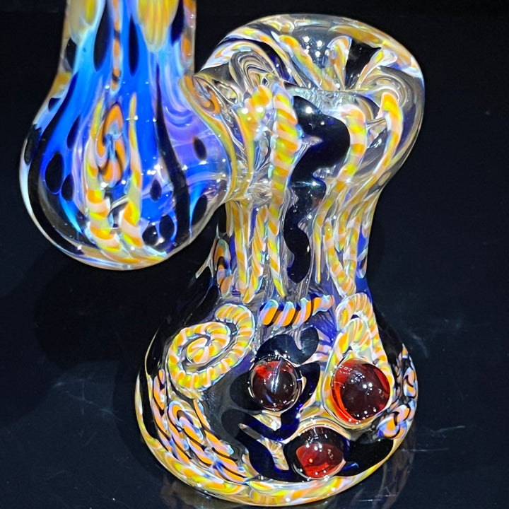 Sherlock Bubbler Glass Pipe Tiny Mike   