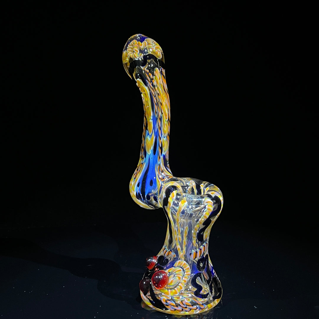 Sherlock Bubbler Glass Pipe Tiny Mike   