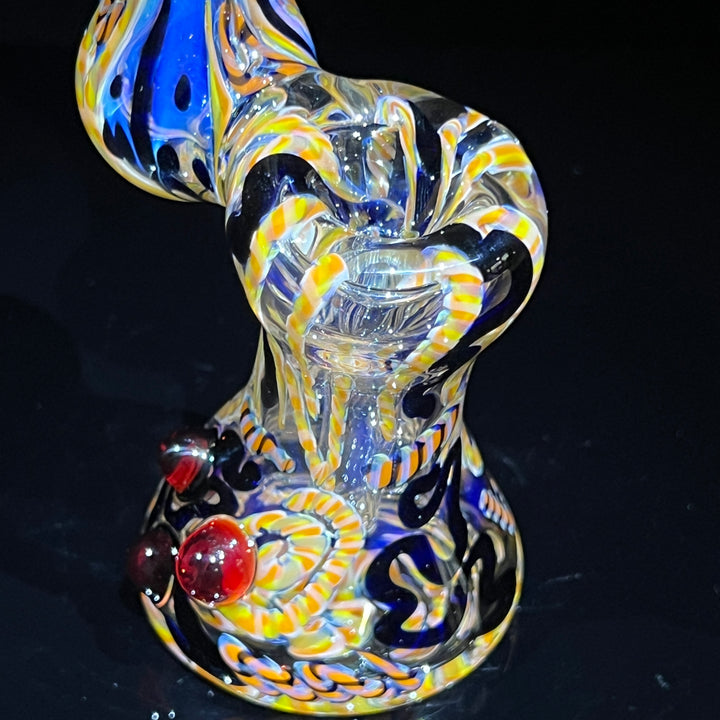 Sherlock Bubbler Glass Pipe Tiny Mike   