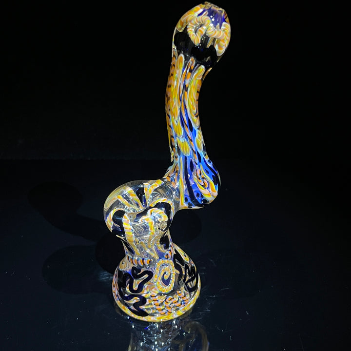 Sherlock Bubbler Glass Pipe Tiny Mike   