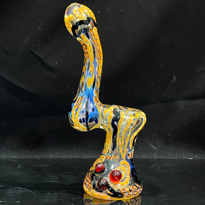 Sherlock Bubbler Glass Pipe Tiny Mike   