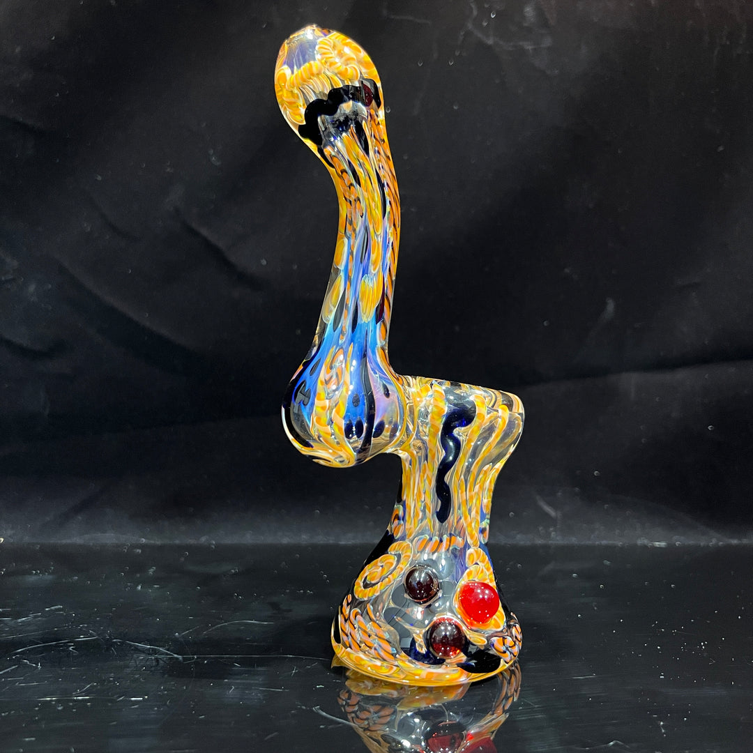 Sherlock Bubbler Glass Pipe Tiny Mike   