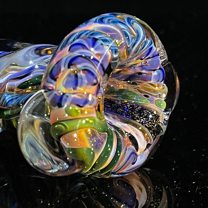 Inside Out Twisted Chillum Glass Pipe Molten Imagination