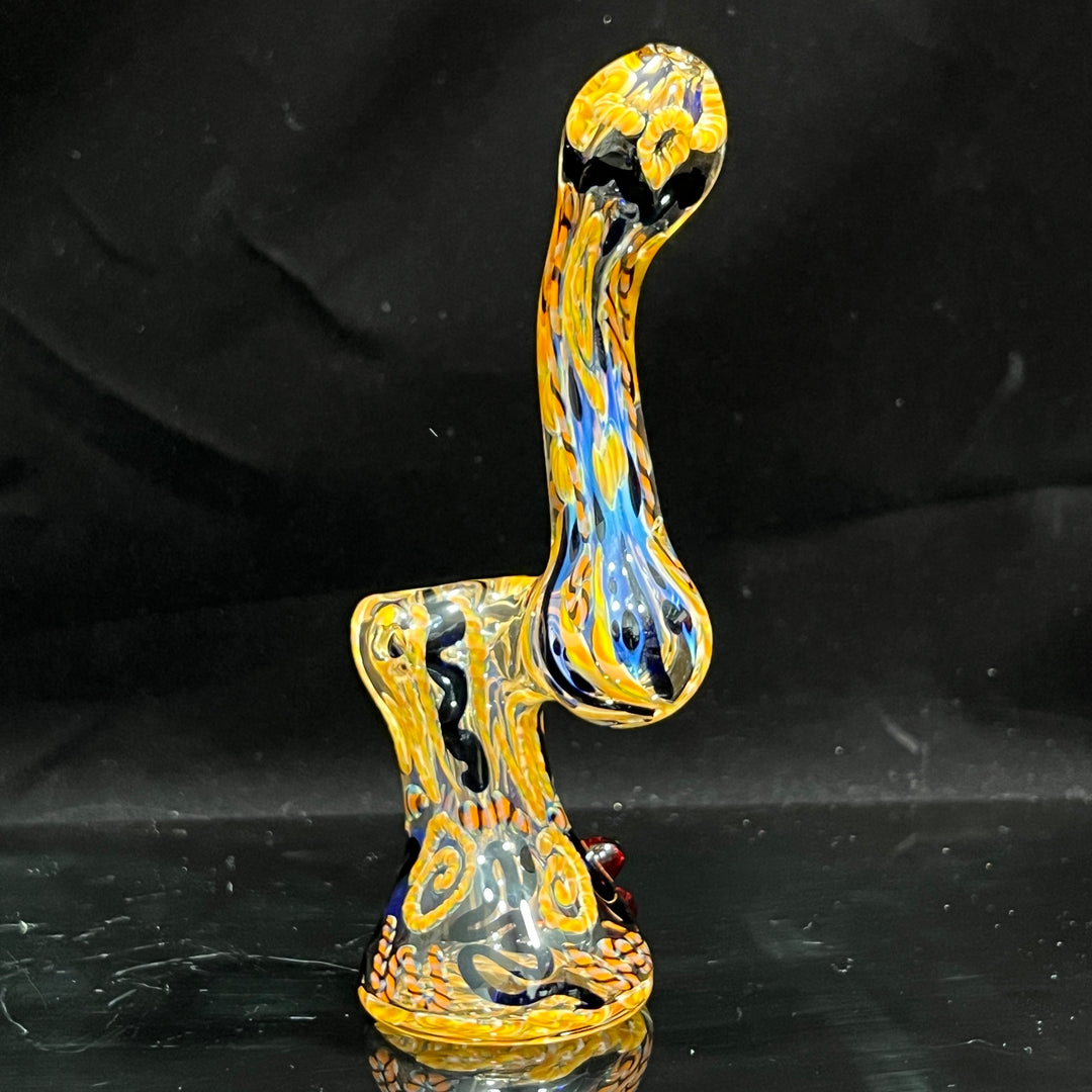 Sherlock Bubbler Glass Pipe Tiny Mike   