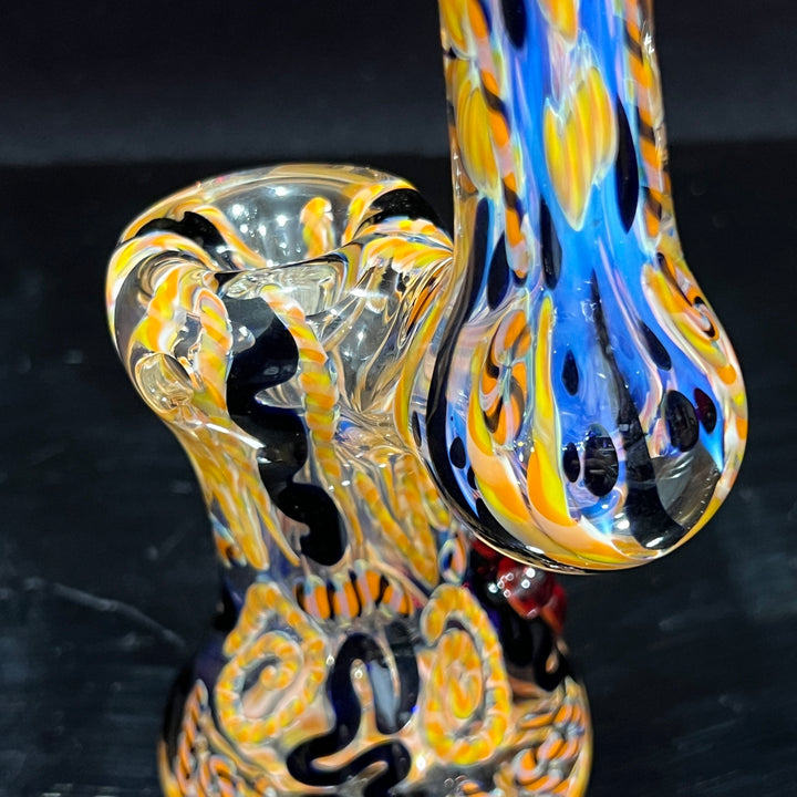 Sherlock Bubbler Glass Pipe Tiny Mike   