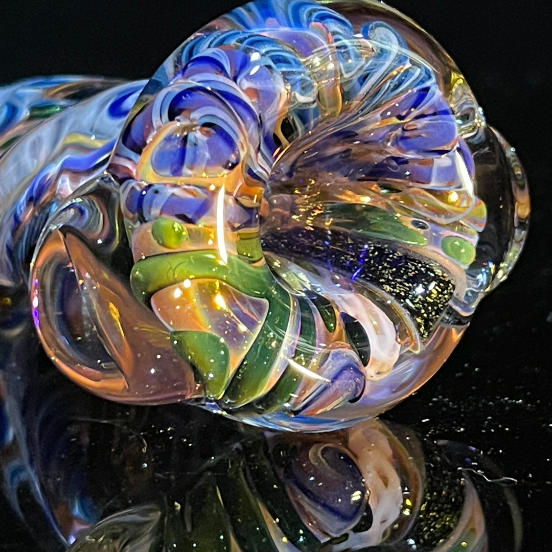 Inside Out Twisted Chillum Glass Pipe Molten Imagination